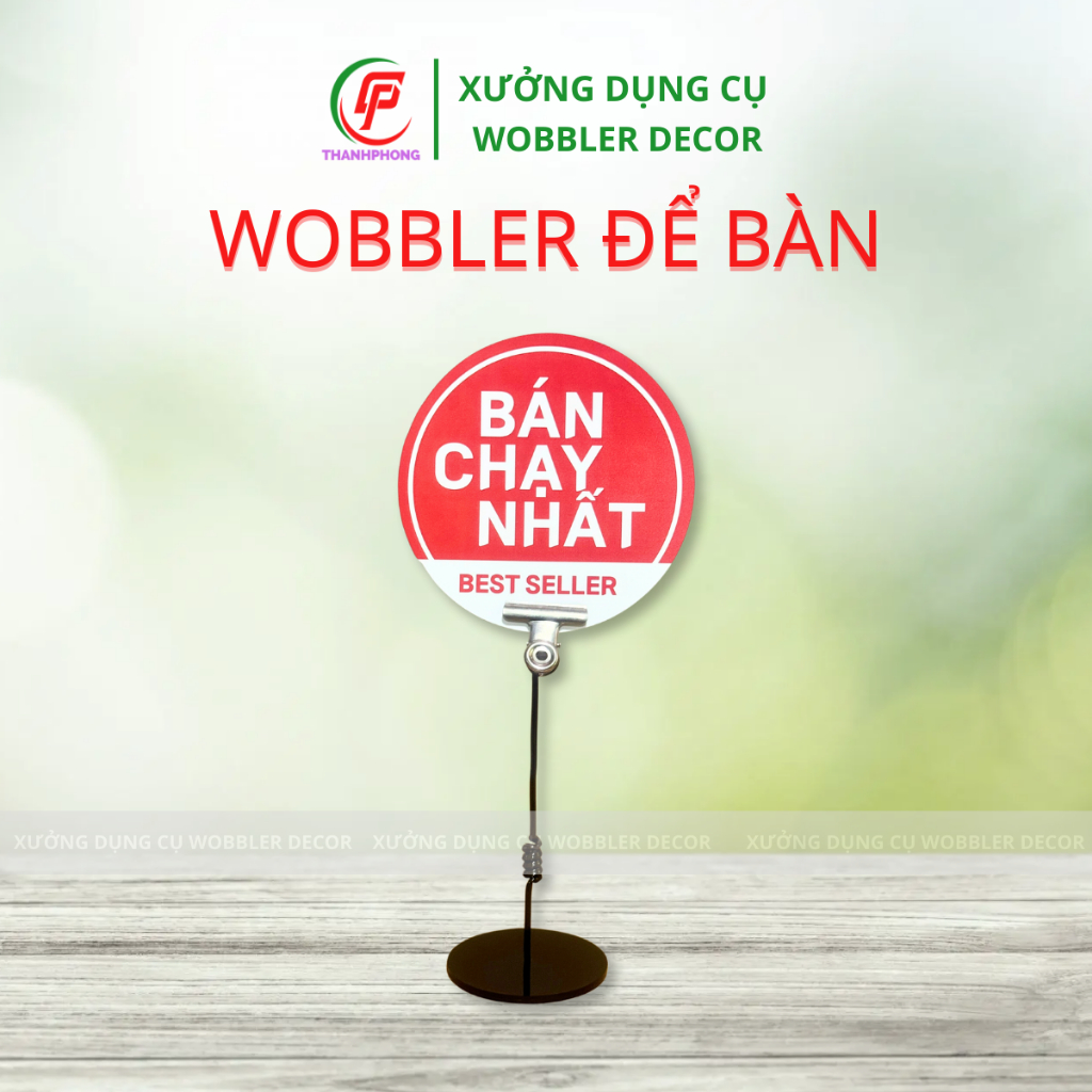[ CHÂN ĐẾ MICA ĐỂ BÀN KẸP TO ] wobbler quảng cáo, chân đế quảng cáo, wobbler lò xo, wobbler để bàn