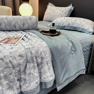  Chăn ga gối 5 món COTTON cao cấp Mikhome bộ ga gối chính hãng bo chun trần bông đũi Organic mát mẻ thoáng khí 
