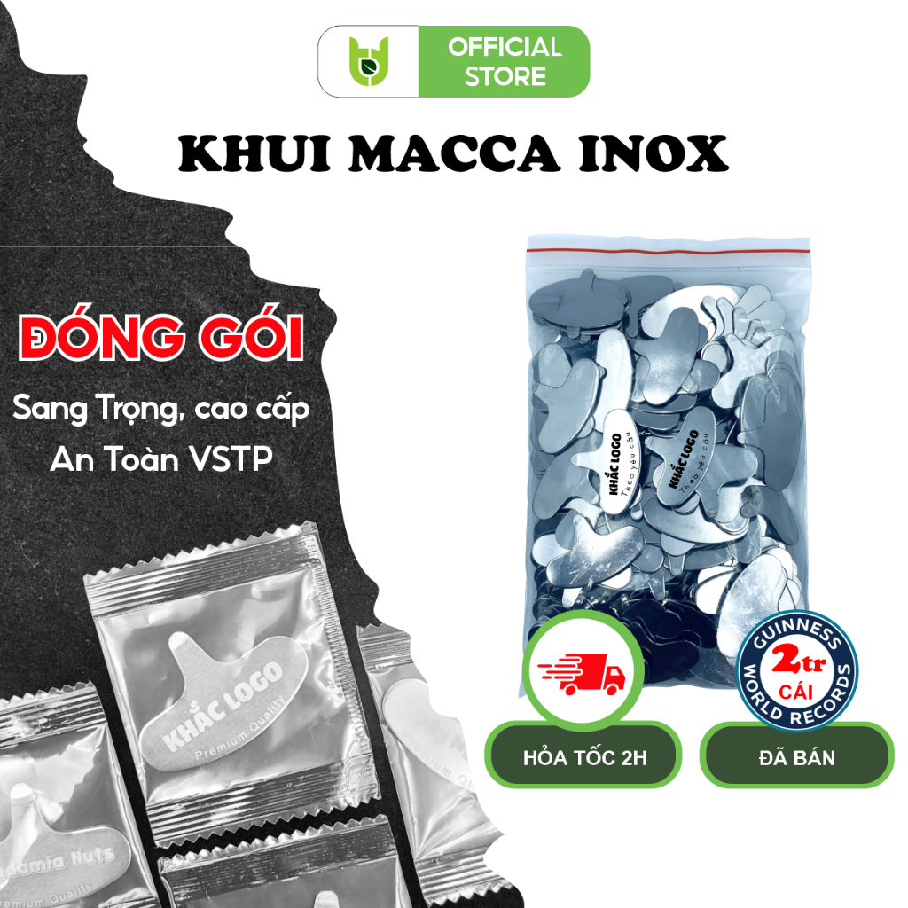 tách hạt macca inox, đồ khui hạt macca inox, 200 cái / kg