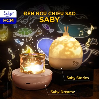 Đèn led chiếu sao Saby hình đại dương và sinh vật biển, đèn ngủ phát nhạc loa bluetooth, BH 12 tháng