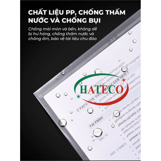 100 túi clearbag khổ A4 mỏng TL05 - Túi Khuy Clear bag đựng tài liệu lưu trữ giấy tờ - Túi cúc