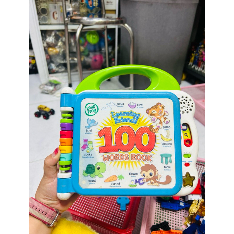 Đồ chơi nhạc đèn LeapFrog Sách Cảm Ứng Learning Friends 100 Words Book ( Hàng 2nd)