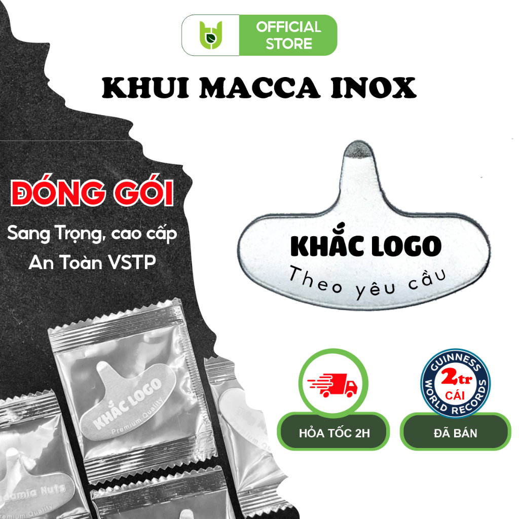 Dụng cụ khui, dao nậy vỏ hạt macca [INOX] mở hạt macca-Khía inox, tách vỏ hạt Macca
