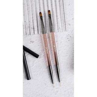 Cọ DINGXI NAIL 2 đầu tròn - ngang