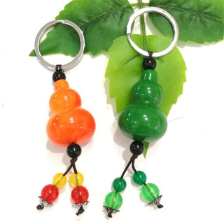 COMBO 10 Móc Khóa Hồ Lô Đa Màu – Phụ Kiện Trang Trí Túi Xách Chìa Khóa (Có Hạt Treo) - SP000113