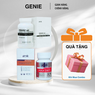 Combo 1 hộp Max diet genie và 1 hộp huỷ mỡ bụng demar 87( huỷ mỡ và giảm toàn thân)