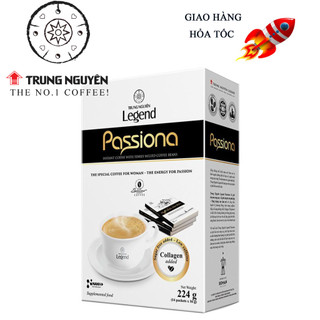    Date 05 2027   Cà Phê Dành Cho Phái Đẹp Trung Nguyên Legend Passiona 4in1 Hòa Tan Hộp 14 gói 