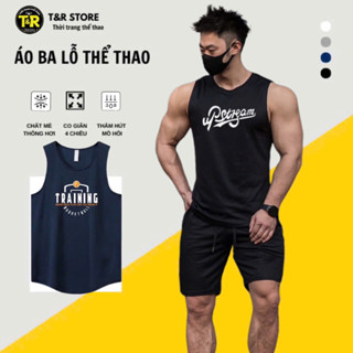 Áo thun ba lỗ nam thể thao, Áo tank top bóng rổ chữ in PET bền đẹp vải mềm thoáng mát thấm mồ hôi