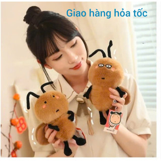  { Hàng mới về}Móc khoá Gấu bông con gián gấu bông Tiểu Cường có vẫy cánh . 