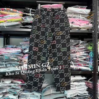 Quần JEAN BAGGY GG Lưng thun Freesize Hàng Quảng Châu cao cấp chuẩn Loại 1, Quần JEAN BAGGY nữ sang chảnh xu hướng