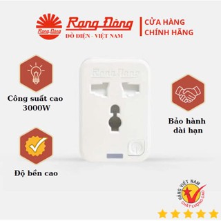 Ổ Cắm Wifi Rạng Đông 16A Điều Khiển Từ Xa Qua Internet 3000W Có Chức Năng Hẹn Giờ