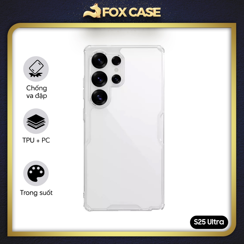 Ốp Nillkin Nature TPU Pro cho Samsung Galaxy S25 Ultra
