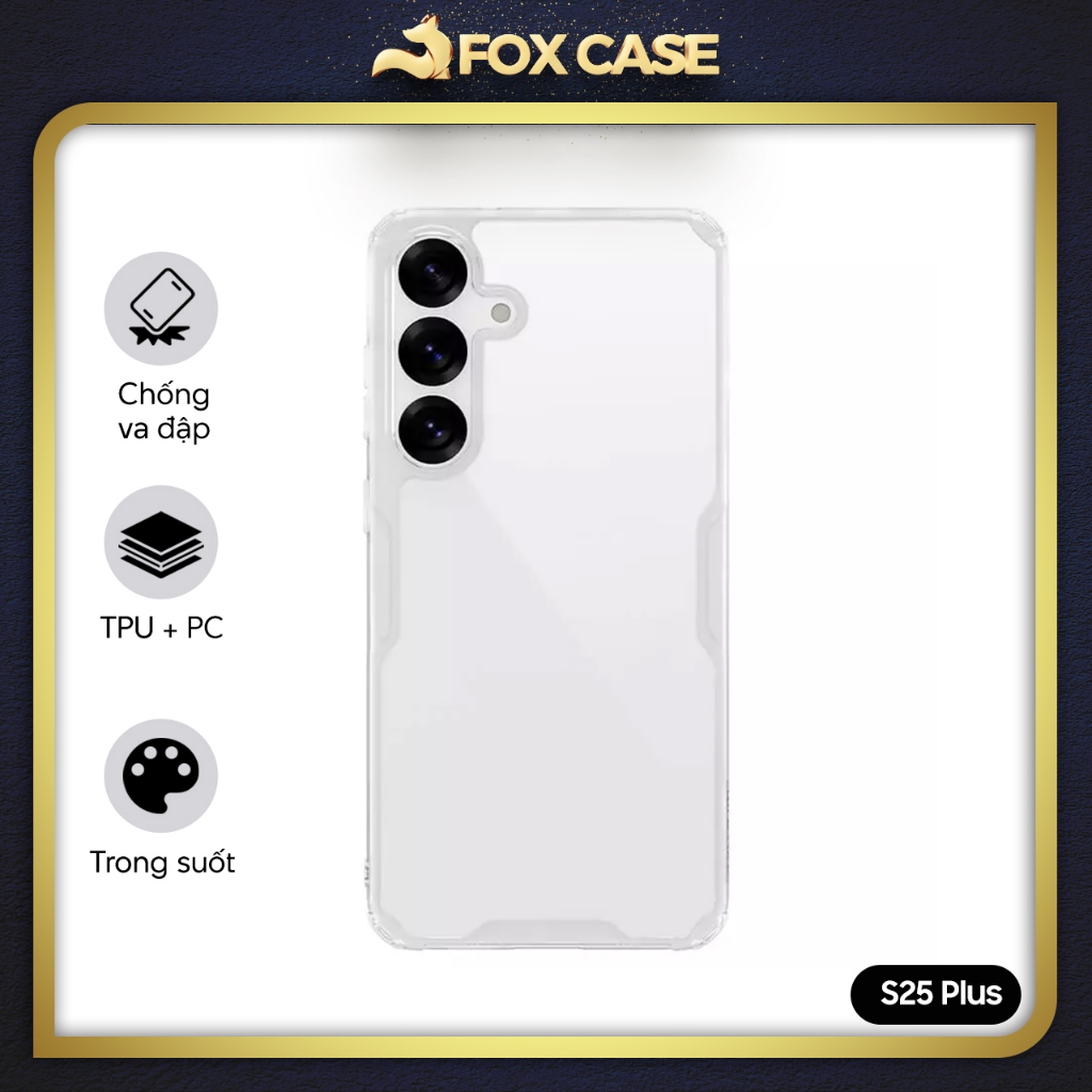 Ốp Nillkin Nature TPU Pro cho Samsung Galaxy S25 Plus