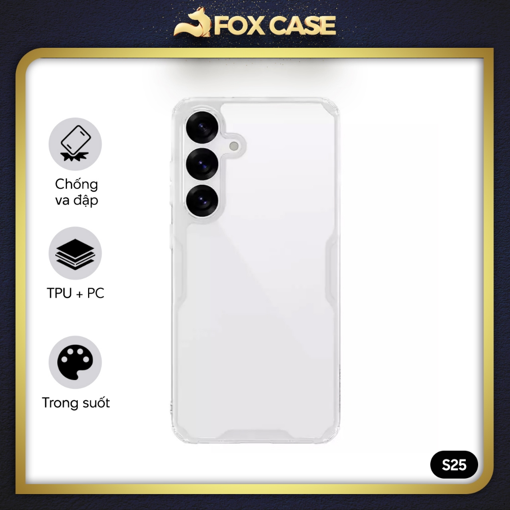 Ốp Nillkin Nature TPU Pro cho Samsung Galaxy S25
