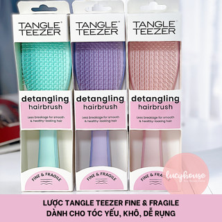 (Chính hãng) Lược chải tóc ướt cho tóc yếu, khô, dễ rụng Tangle Teezer TUD Fine & Fragile