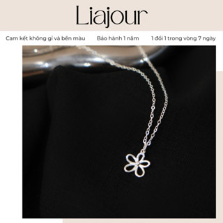 [Bạc 925] - Bảo hành trắng sáng  - Dây chuyền Camila bông hoa nhỏ xinh