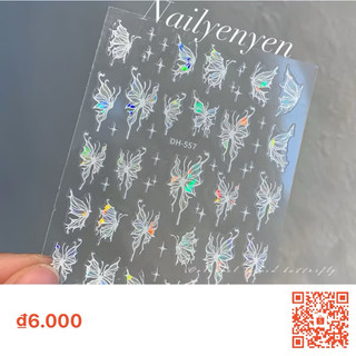 sticker bướm 5D