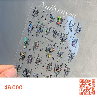 sticker bướm 5D