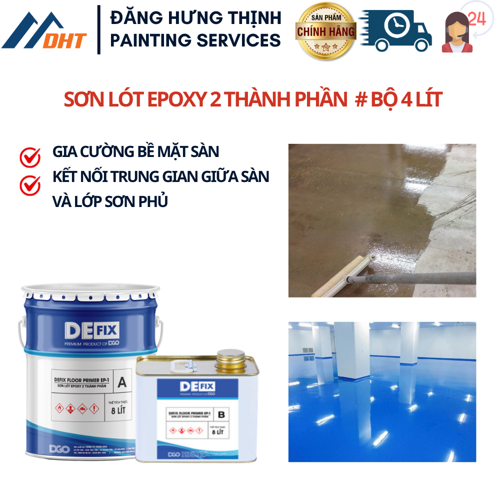 Sơn lót epoxy #Bộ 4L