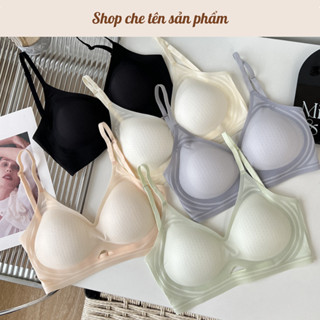 Mặc lùi size) Áo lót nữ su nâng độn tạo khe, áo không gọng, đệm mềm dày 3cm có lỗ thông hơi thoáng khí, mặc hở lưng 9736