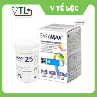 Que thử tiểu đường Easy Max hộp 25 que