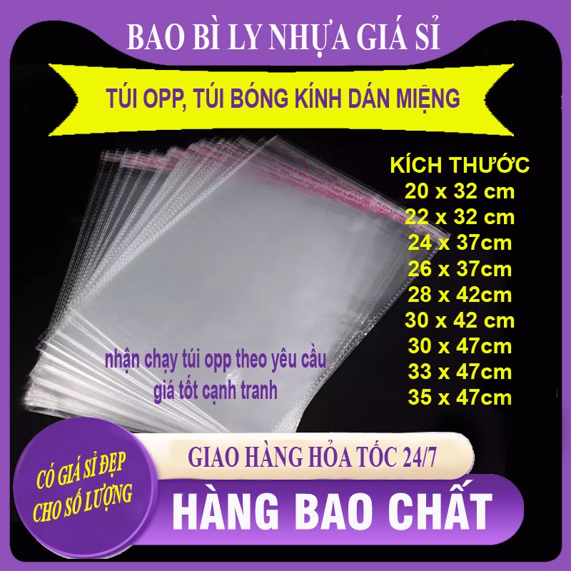 Túi opp dán miệng size lớn loại 1