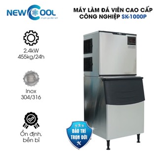 Máy làm đá viên cao cấp công nghiệp SK-1000P NEWCOOL - Bảo hành chính hãng 24 tháng