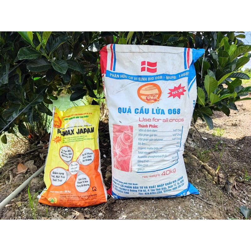 phân lẻ (1 kg pumax )+ (4 kg phân 068) Bio japan tự trộn