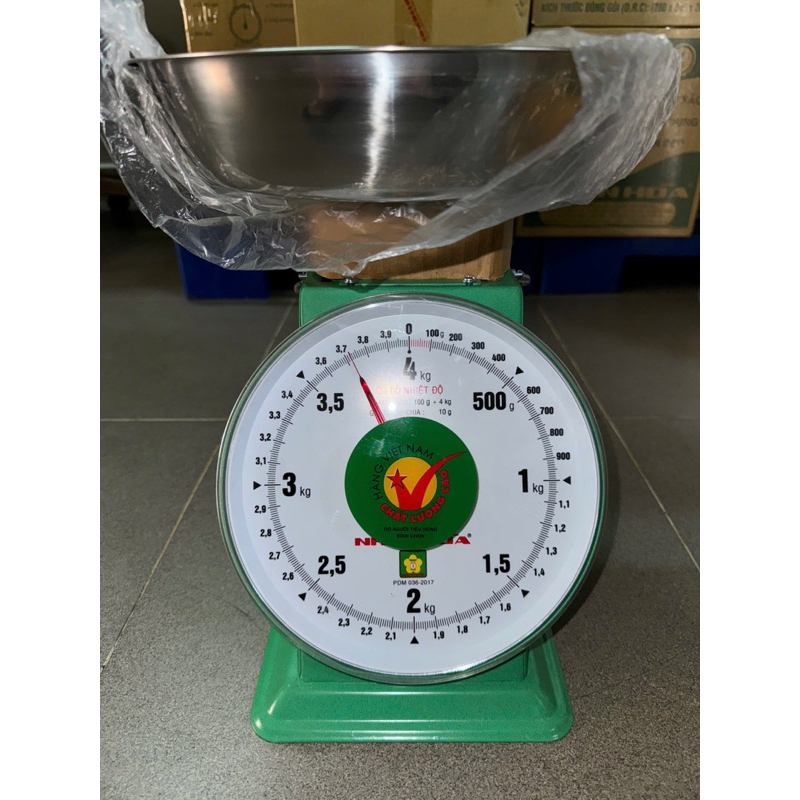 CÂN 4 KG Nhơn Hoà_ Mặt số 8 inches _ (CĐH-4)_ (nguyên thùng)