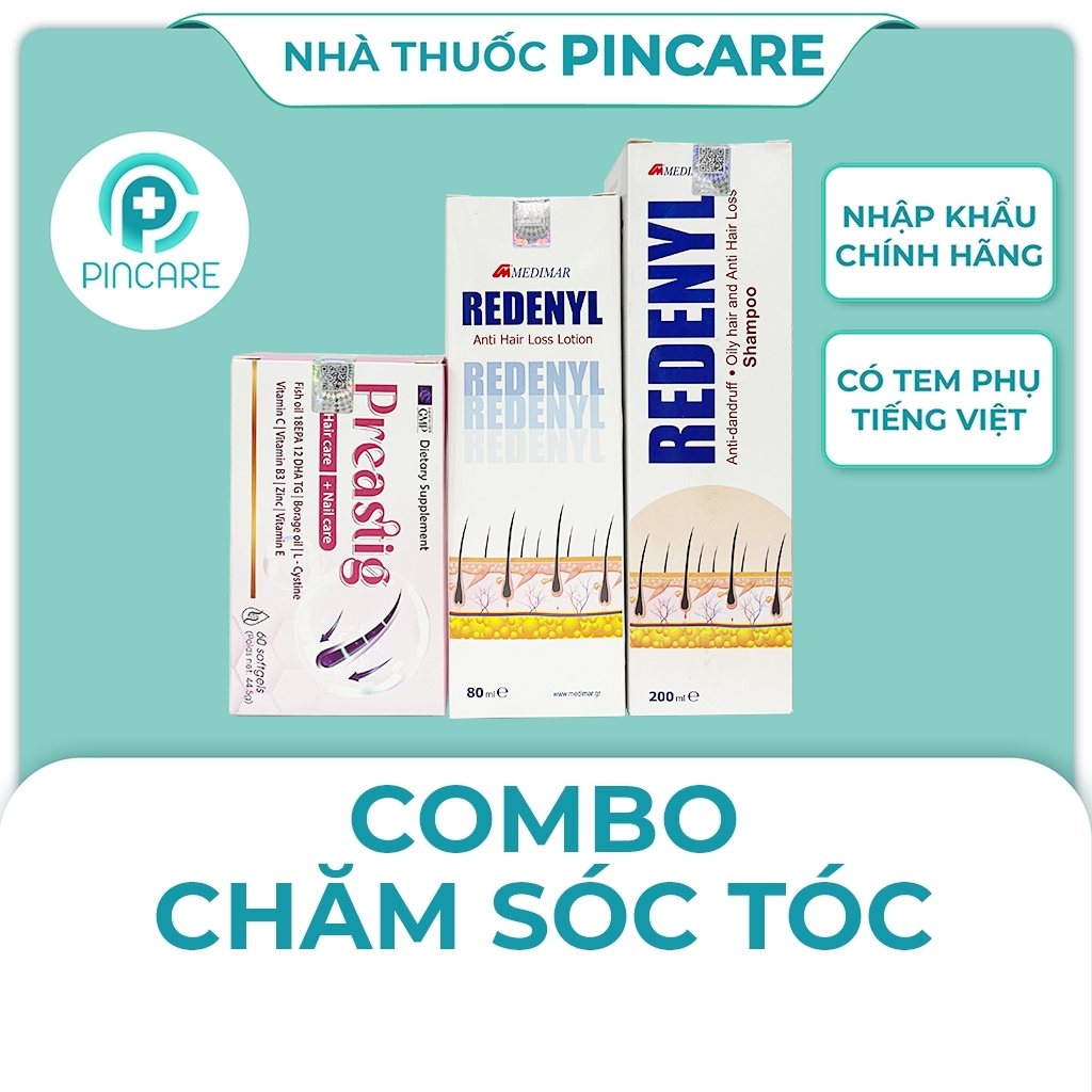 Xịt dưỡng tóc Redenyl Lotion 80ml hỗ trợ mọc tóc - PINCARE Health & Beauty