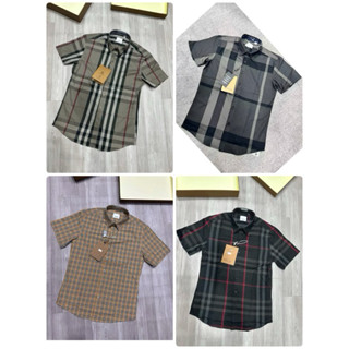 Full Mã Sơ Mi kẻ cộc tay nam