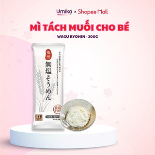  Mì Somen Wagu Ryohin Tách Muối Dành Cho Bé Ăn Dặm  Nhật Bản 200g - Umiko 