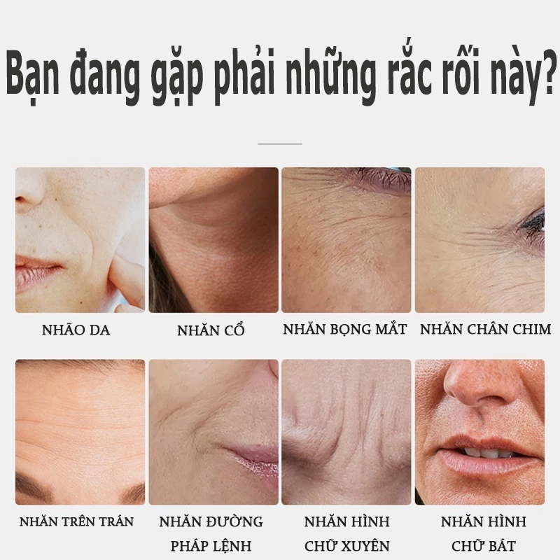 Kem xóa nhăn hoàng kỳ nhân sâm Huangqi - Kem xóa nhăn chống chảy xệ, bổ sung Collagen lấy lại độ đàn hồi cho da hộp 50g