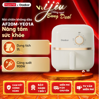 Nồi chiên không dầu GAABOR AF20M-YE01A dung tích 2L công suất 900W nóng nhanh, nhỏ gọn, giá rẻ