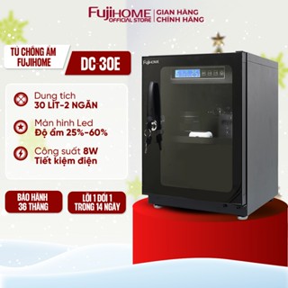 Tủ chống ẩm máy ảnh 30L Nhập Khẩu FUJIHOME, tủ hút ẩm điện tử 3 ngăn chống xước dry cabinet tiết kiệm điện