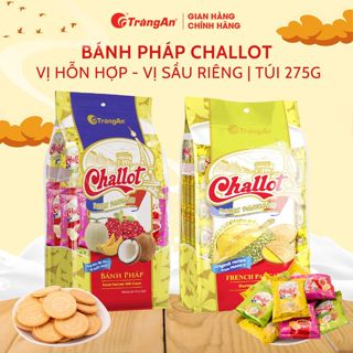  Bánh Pháp Challot gói 260g thơm bùi giòn xốp nhân kem nhiều vị - Tràng An 