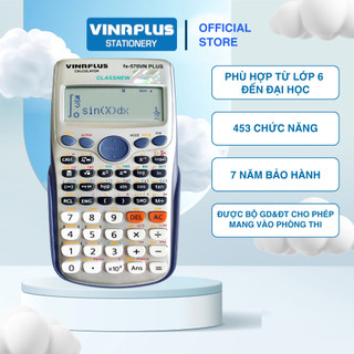 Máy Tính Học Sinh FX-570 VN PLUS Bảo Hành 7 Năm tặng móc chìa khóa