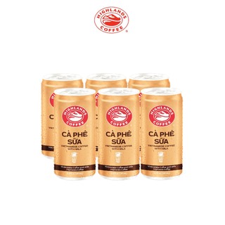 Thùng 24 Lon Cà Phê Sữa Đá Highlands Coffee 185ml/lon - Duy nhất 25.3