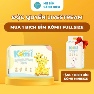 Tã/bỉm Komii fullsize cao cấp Hàn quốc mỏng nhẹ thấm hút tốt TẶNG 1 bỉm komi MINI