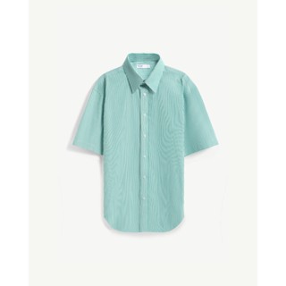 Áo Sơ Mi Nam Tay Ngắn Kẻ Sọc Form Loose - Routine 10S25SHS017