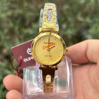 Đồng Hồ Sunrise nữ SL727SWA mặt kính Sapphire siêu chống nước chống xước công sở thanh lịch hiện đại thời thượng