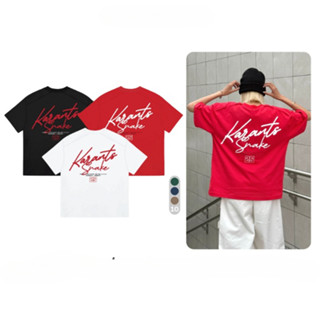  Áo Thun Boxy Snake Túi Hộp Local Brand Karants Áo Phông Boxy Nam Nữ Cotton Mềm Mại Phong Cách Trẻ Cá Tính 