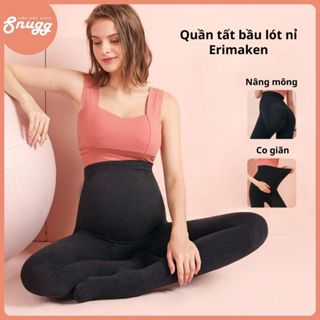 Quần tất bầu lót nỉ 3D Erimaken thu đông, nâng mông, không nới chun 5-20*C Snugg - SNU2012