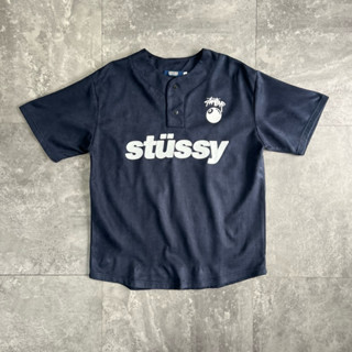 Áo thun cộc tay Stussssuy Số 8 B04 BụiVintage, vải da lộn full thêu in cao cấp.