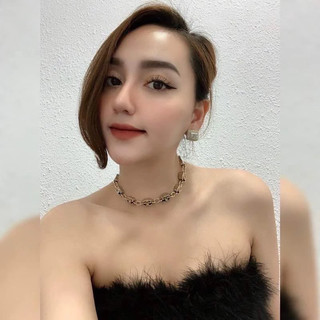 cheap1982 dây chuyền đơn giản phong cách đi tiệc sang trọng của người nổi tiếng trên mạng.