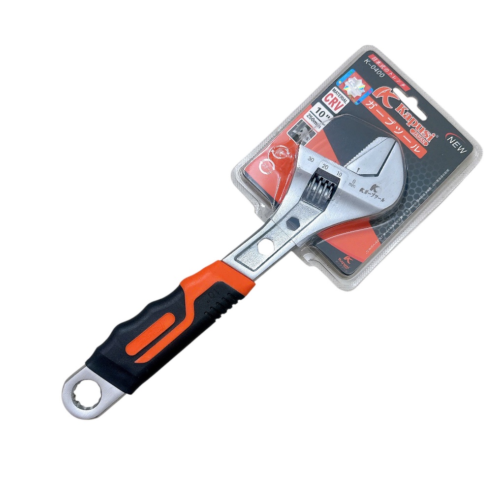 CỜ LÊ- MỎ LẾT TAY BỌC CAO SU CAO CẤP KAPUSI 10 INCH THÉP CRV