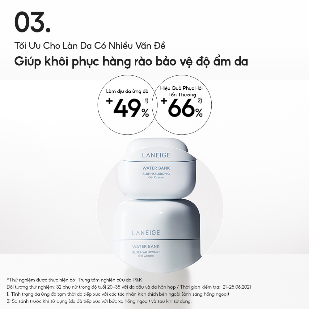 Kem Dưỡng Ẩm Phục Hồi & Cân Bằng Dầu Ẩm Laneige Water Bank Blue Hyaluronic Gel Cream 50ml (Da Dầu) | BigBuy360 - bigbuy360.vn