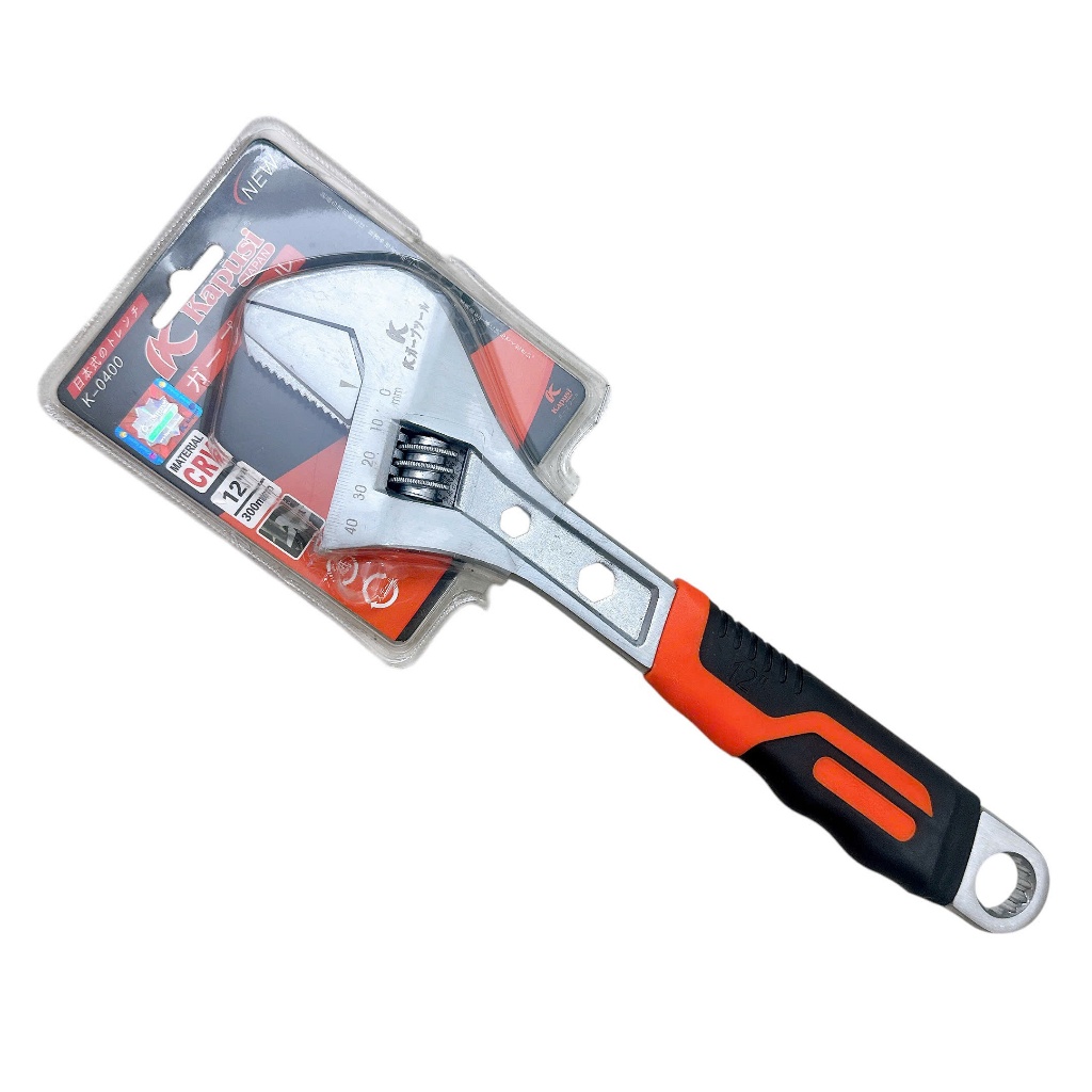 CỜ LÊ- MỎ LẾT TAY BỌC CAO SU CAO CẤP KAPUSI 12 INCH THÉP CRV