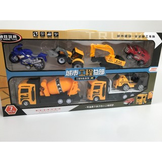 Đồ chơi xe oto cứu hỏa, cảnh sát, quân sự, công trình cho bé