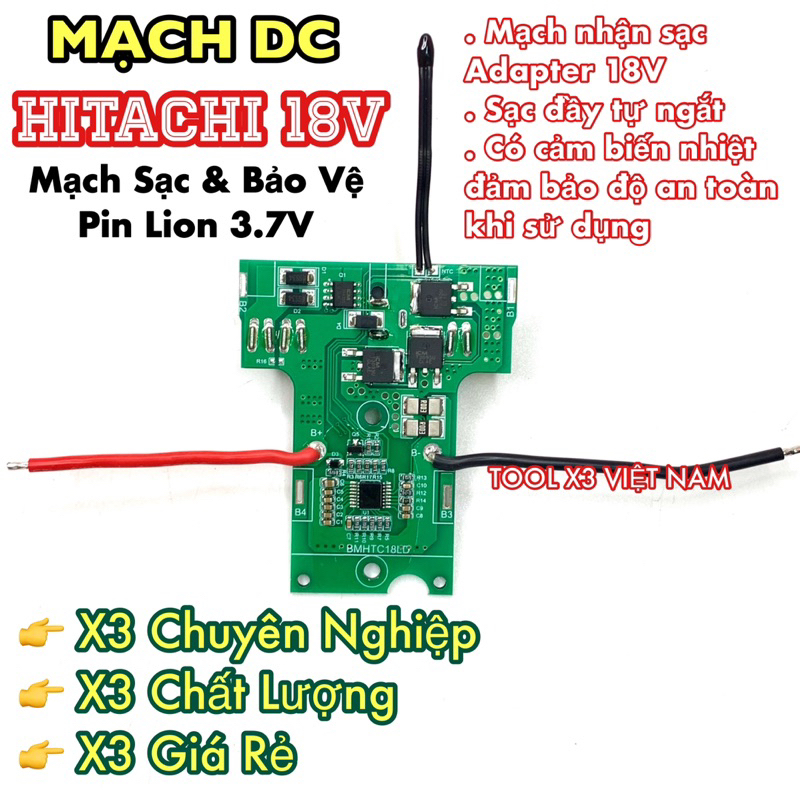 [HTC - DC18V] Mạch Adapter HTC 18V (ToolVN)